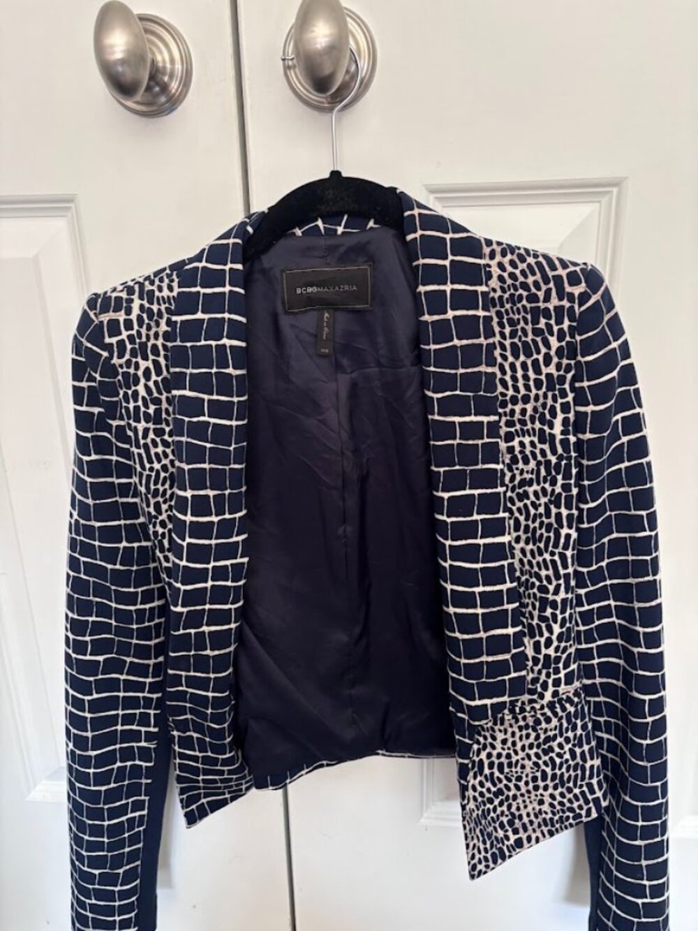 Bcbg Maxazria Snakeskin Blazer